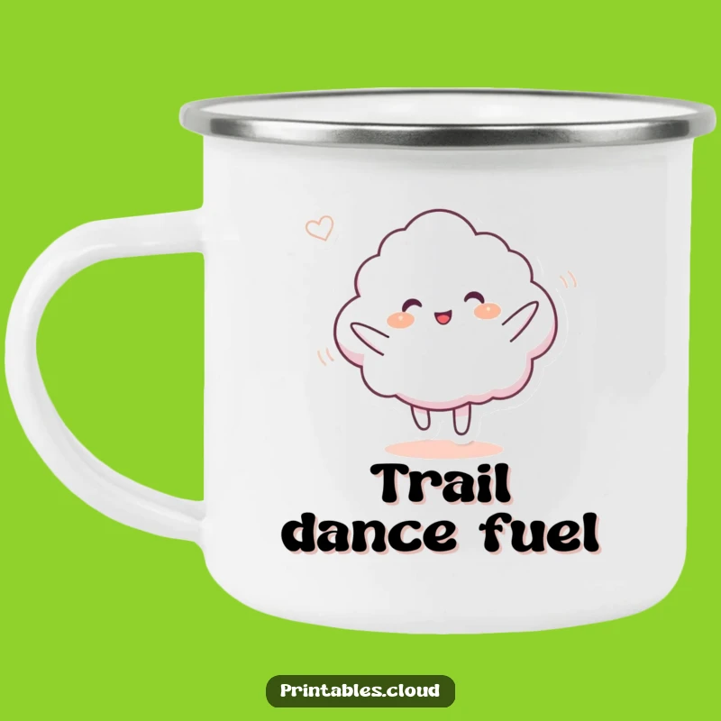 Funny Campfire Groove Mug - Cloud Dance Breeze, Humorous Outdoor Gift for Fun Lovers