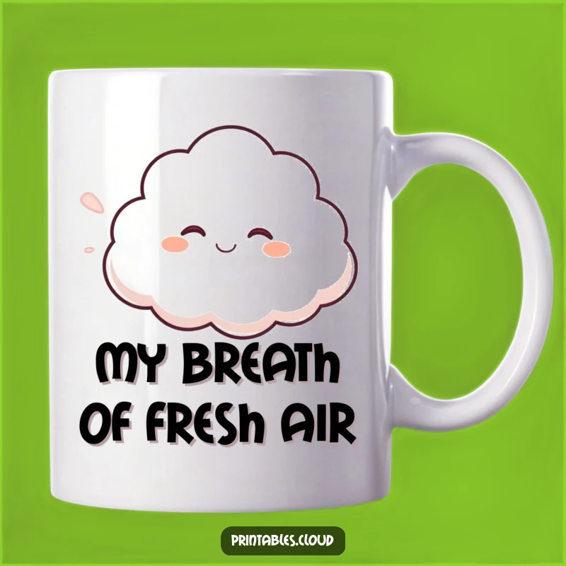 Funny Giggling Cloud Mug: A Breath of Fresh Humor for Your Day