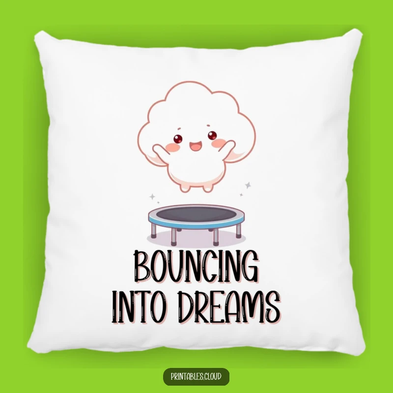 Soft Funny Bouncing Cloud Pillow: Snuggle Up with Comfort and Playful Energy