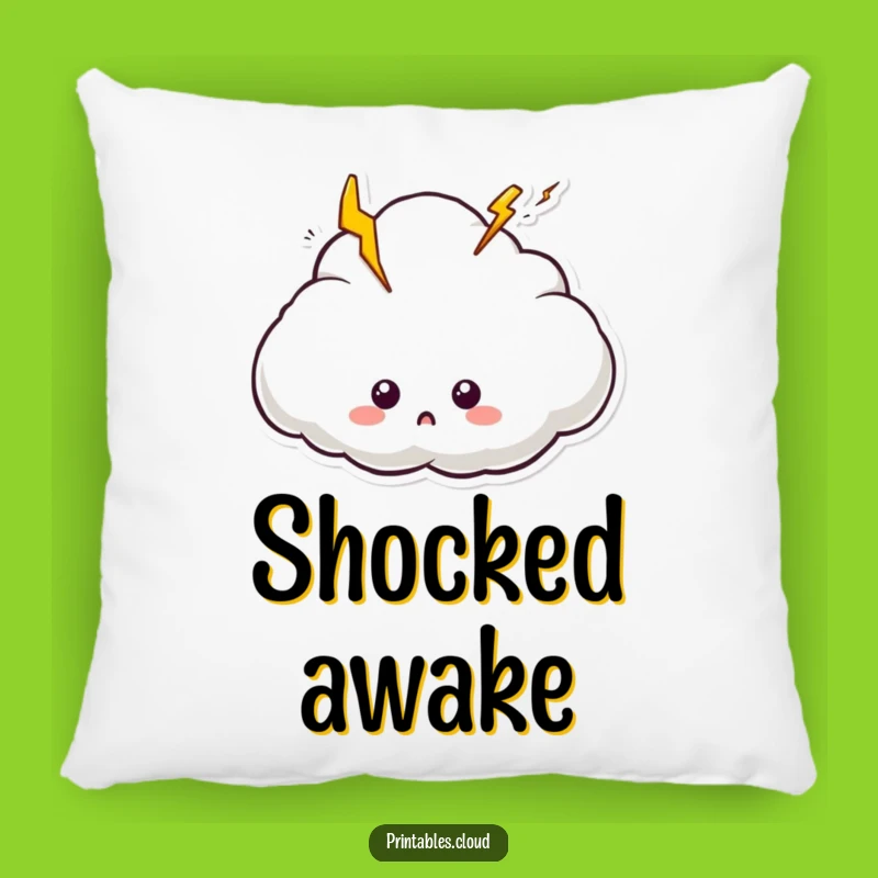 Soft Funny Surprised Cloud Pillow: Snuggle Up with Shocking Comfort and Humor