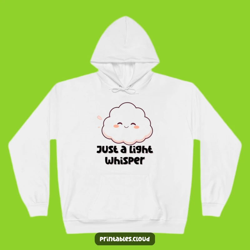 Funny Giggling Cloud Hoodie: Cozy Comfort with a Breath of Fresh Air