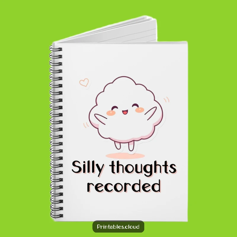 Funny Dance Practice Notebook - Cloud Breeze Theme, Humorous Gift for Dancers