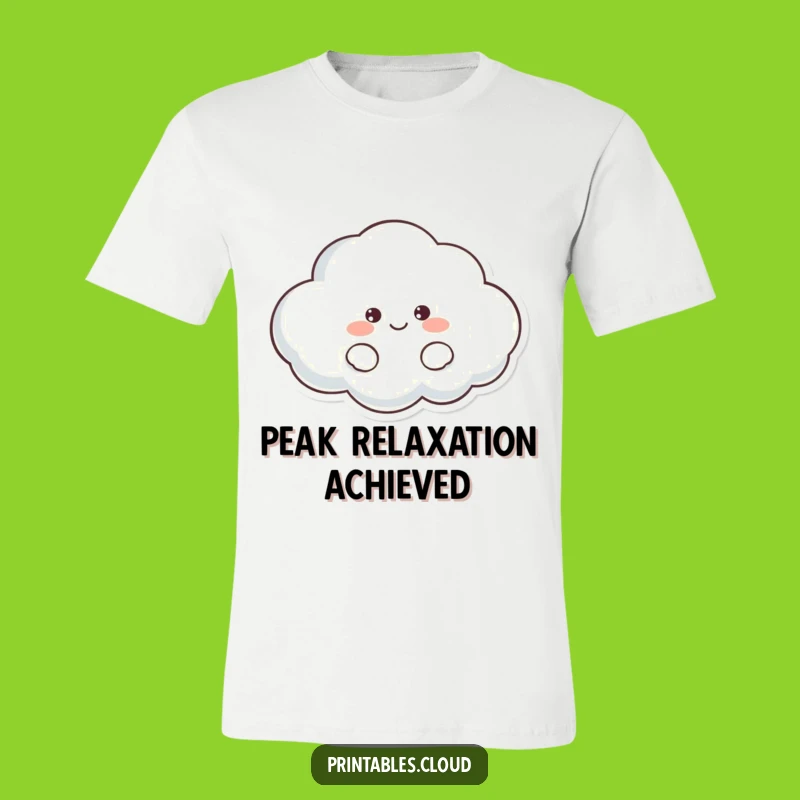 Funny Lazy Cloud T-Shirt: A Hilarious Gift for the Chill Vibe